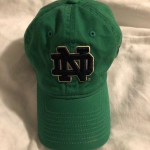 Woman's Green Notre Dame Hat